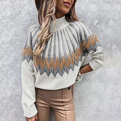 Clara Luxe Sweater | Premium weicher Damenpullover in Übergröße
