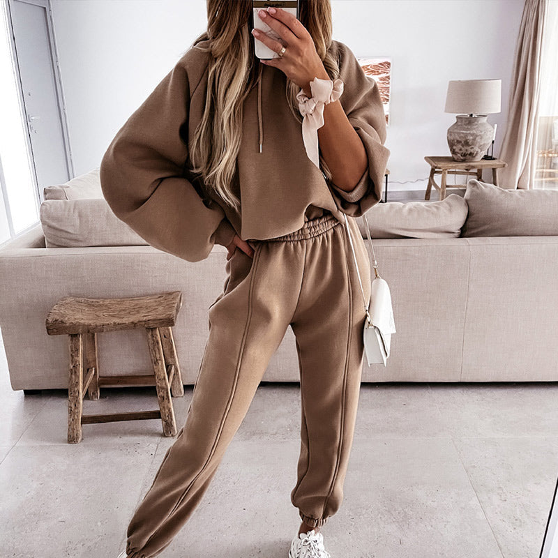 Claudia Bequemer Loungewear-Anzug | Luxuriöser 2-teiliger Jogginganzug für Damen